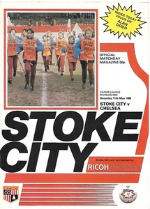 STOKE CITY v CHELSEA 11th MAY 1985. (FREE POST IN THE UK). - Picture 1 of 1