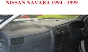 BLACK DASHMAT, DASH MAT, DASHBOARD COVER FIT NISSAN NAVARA 1994 -1999 - Picture 1 of 1