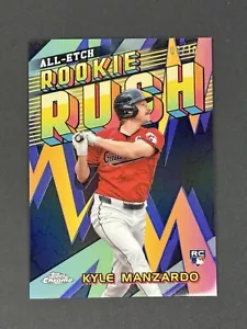 Kyle Manzardo 2024 ToppsChromeUpdate RC All-Etch Rookie Rush Black /10 #CAERU-10 - Picture 1 of 3