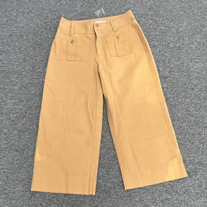 Sundance Size P6 Petite Women's Capri Wide Leg Pants Burnt Orange 6 - Picture 1 of 7