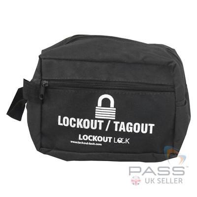 Lockout Tagout Small Heavy Duty Nylon Pouch - 195mm X 140mm X 90mm • 11.99£