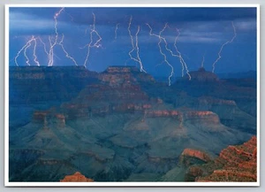 Postcard Arizona Grand Canyon Thunderstorm 22B - Picture 1 of 2