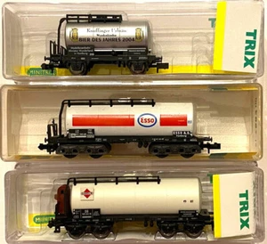 Minitrix 3 Stück Kesselwagen Spur N 15173+3552+13985 - Bild 1 von 2