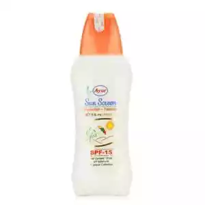Ayur Sunscreen Lotion Xtra Protection SPF 15 PH Balanced -100 ML - Bild 1 von 4