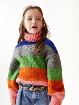 Zara Kids Girl Multicoloured Sweater 3597/703 Size 5 NWT - Image 1 of 4