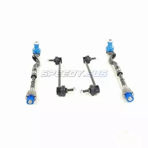 For BMW E46 323i 325i 328i 330i Z4 L/R Tie Rod End Assembly+ Sway Bar Links Sets - Picture 1 of 2