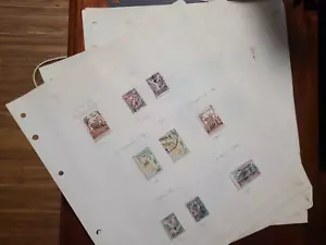 1930-1950's Greece Postal Tax/Charity Stamps, on pages, both mint & used. - Picture 1 of 5