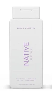 Native Natural Body Wash Lilac And White Tea 18 oz Shower Gel Moisturizing Wash - Picture 1 of 2