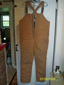 Walls Insulated Bib Overalls Men’s Size Large Regular, Waist 38-40 - Picture 1 of 8