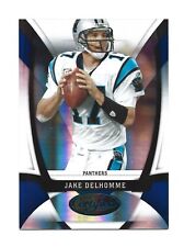 /100 Mirror Blue 2009 Certified 19 Jake Delhomme Carolina Panthers Football Card