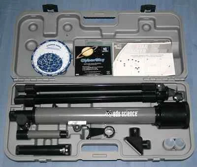 "KofferTeleskop" Modell "StarTracker" 50/600 in neuwertigem Zustand für Kinder - Bild 1 von 4