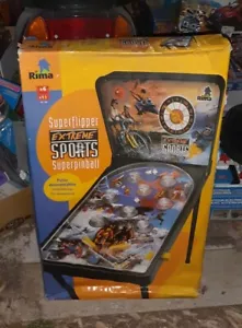 SUPERFLIPPER EXTREME SPORTS Rima Pinball Flipper Superpinball Vintage Toy Game - Picture 1 of 2