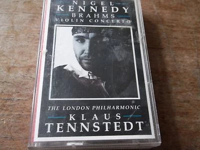 1991  CASSETTE NIGEL KENNEDY PERFORMING BRAHMS VIOLIN CONCERTO-LON.PHIL.ORC.-NEW - Image 1 of 2