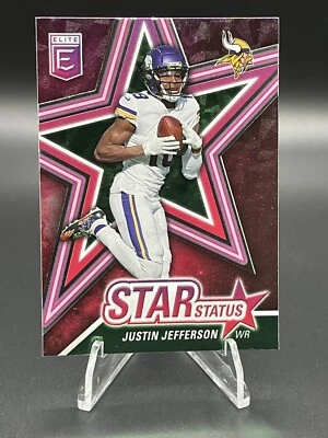 2022 Donruss Elite Justin Jefferson #SS9 Star Status Minnesota Vikings - Image 1 of 2