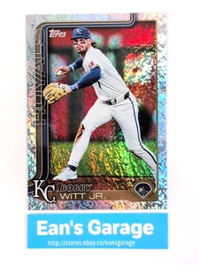 Serie 1 de béisbol Topps 2025 Bobby Witt Jr. #100 plata arena brillo - sin usar - Imagen 1 de 4