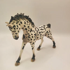 Figura Caballo Schleich KNABSTRUPPER MARE Blanco y Negro 2014 13769 Hecha en Túnez - Imagen 1 de 7