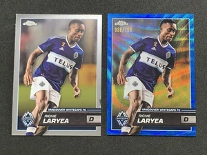 Juego Vancouver 2023 Topps Chrome MLS Richie Laryea #8 Blue Wave Refractor/199 - Imagen 1 de 2