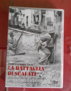 ANGELO PESCE LA BATTAGLIA DI SCAFATI FILMATI ALLEATI 1943 PARTIGIANI DVD 2WW - Picture 1 of 2