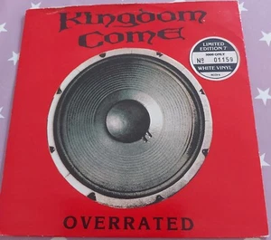 Kingdom Come Overrated Single Ltd Ed White Vinyl 1989 KCCV4 - Picture 1 of 4