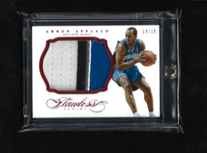 Arron Afflalo 2013-14 FLAWLESS PATCHES RUBY RED Parallel #/15 Orlando Magic UCLA