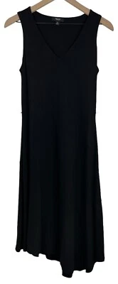 Платье макси Simply Vera Wang XS без рукавов с v-образным вырезом черное эластичное - Изображение 1 из 4