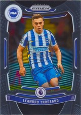 Leandro Trossard 2021-22 Prizm Premier League Soccer Base Card #187 Brighton