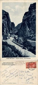 Passo del furlo, pesaro, veduta interna via Flaminia, 1936 - Picture 1 of 1