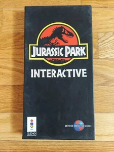 Jurassic Park Interactive (3DO, 1994) scatola lunga manuale completo CIB TESTATO - Foto 1 di 6