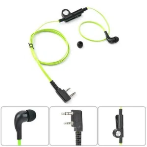 2 Pin PTT Douszny zestaw słuchawkowy Słuchawki Słuchawki Mikrofon do radia Walkie Talkie - Zdjęcie 1 z 28