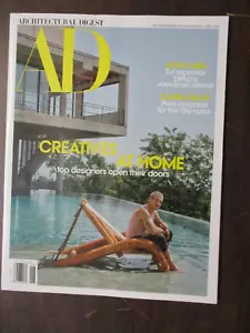 AD ARCHITECTURAL DIGEST MAGAZINE JUNE 2024 DJ DIPLO JAMAICA HOME PARIS OLYMPICS - Picture 1 of 2