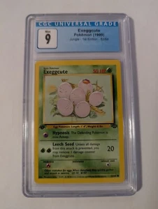 CGC 9 MINT Exeggcute 1st Edition Jungle 52/64 Pokemon 1999 Non-Holo - Picture 1 of 2