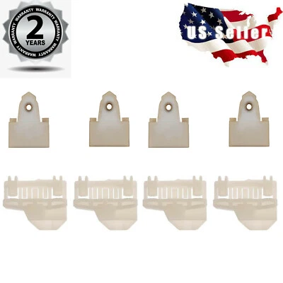 For Grand AM  Alero Pontiac Oldsmobile  4 SET Window Regulator Repair Sash Clips - Image 1 of 2