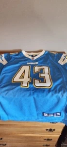 Darren Sproles Charger's Jersey - Powder Blue - Size Large (14-16) - Length +2 - Picture 1 of 12