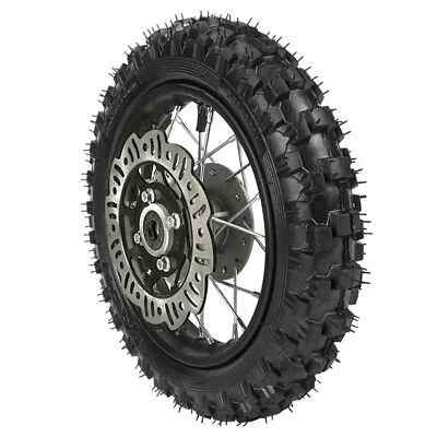10'' 2.50-10 Disc Brake Front Wheel Rim Tires Assembly for 125cc CRF50 Motocross - Image 1 of 4