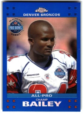 2007 Topps Chrome #TC101 Champ Bailey Blue Refractors - Image 1 of 2