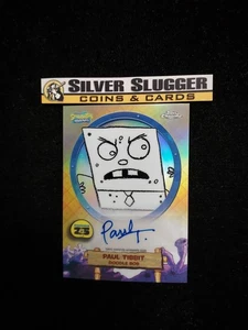 2025 DoodleBob Topps Chrome Spongebob Auto Refractor #SA-DO Paul Tibbit - Picture 1 of 2