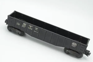 Post War Lionel O Gauge New York Central Black Gondola NYC 6562 Excellent - Picture 1 of 22