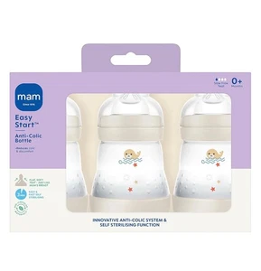 Botella autoesterilizante anticólicos MAM Easy Start para recién nacidos - 160 ml - Imagen 1 de 6