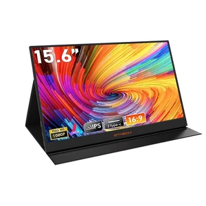 15.6 inch Portable Monitor IPS FHD 1920*1080 USB-C HDMI Laptop Screen Extender - Picture 1 of 10