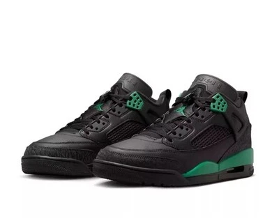 Jordan Spizike Low Masculino Tamanho 11 Preto/Verde Pinho-Antracite FQ1759 003 Frete Rápido - Imagem 1 de 4