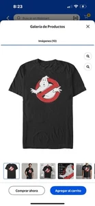 Neu mit Etikett Ghostbusters Original No Ghost Logo lustiges Retro Film T-Shirt Größe L - Bild 1 von 7
