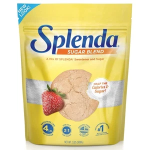 Splenda Kalorienarmer Süßstoff zum Backen Wiederverschließbarer Beutel, Zuckermischung, 32 Unze - Bild 1 von 6