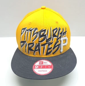 Pittsburgh Pirates New Era 9Fifty Snapback Hat Cap Adjustable Logo Spellout NEW - Picture 1 of 8