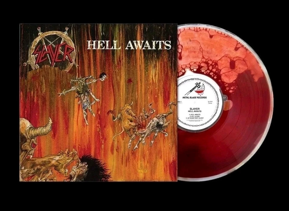 SLAYER Hell Awaits 40th Anniversary BLOOD FILLED Vinyl LP /666 [CONFIRMED!!] 🆕✅ - Image 1 of 1