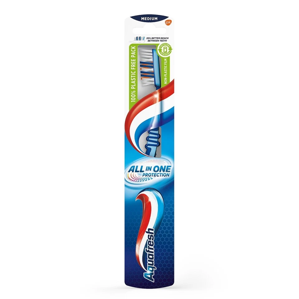 Aquafresh Protezione Totale Spazzolino Medio - Igiene Orale Superiore - Immagine 1 di 1