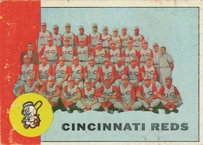 1963 Topps - Cincinnati Reds #63 - Комплект вскрытие!! VG - комбинированная доставка!! - Изображение 1 из 2