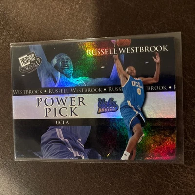 RUSSELL WESTBROOK 2008 PRESS PASS POWER PICK #65 UCLA ROOKIE - Imagem 1 de 2