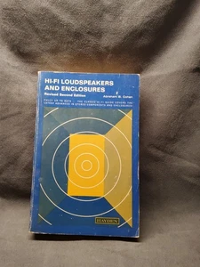HI-FI LOUDSPEAKERS AND ENCLOSURES 2ND EDITION Abraham B. Cohen Stereo Parts - Picture 1 of 4