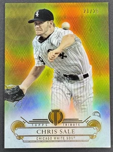CHRIS SALE 2014 Topps Tribute Gold Parallel #D 21/25 - Bild 1 von 2