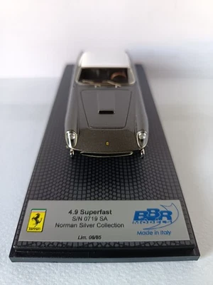 BBR CAR23A FERRARI 4,9 SUPERFAST S/N 0719 SA NORMAN SILVER COLLECTION RARE 1/43 - Immagine 1 di 4